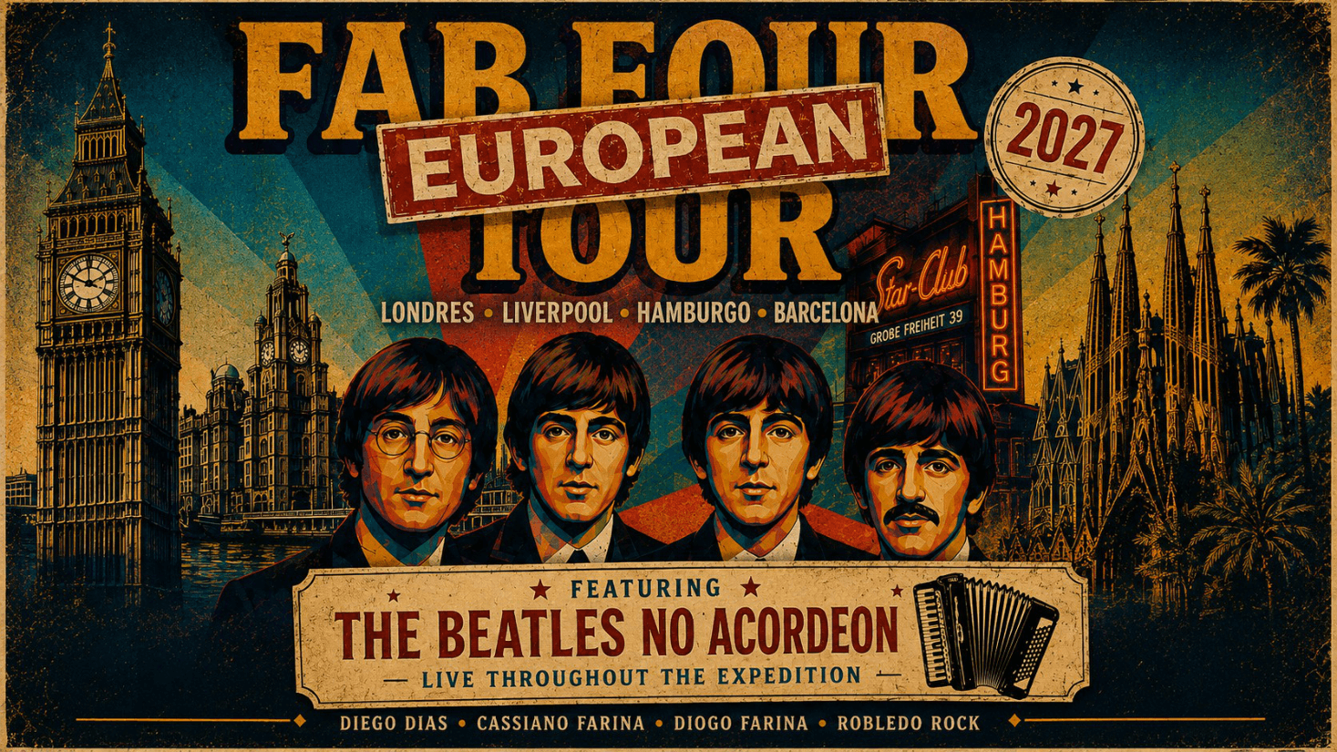 Fab Four European Tour 2027